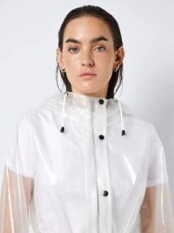 Noisy May Manteaux De Pluie Manteau Fonctionnel Sky Femme Blanc -Noisy May 64ea47f0ca69c77cda06813e8fbddd69