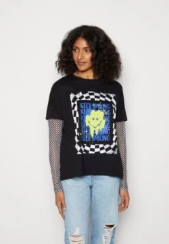 Noisy May Nmarya Mix - T-Shirt À Manches Longues - Black