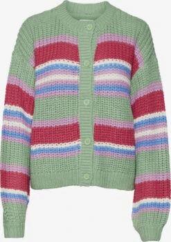 Noisy May Gilets Cardigan Barley Femme Vert Clair