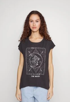 Noisy May Nmmathilde - T-Shirt Imprimé - Obsidian