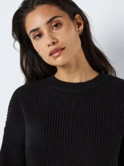 Noisy May Pulls Basiques Pull-over Maysa Femme Noir -Noisy May 6d7487085325ddfae80781ee30313dd7