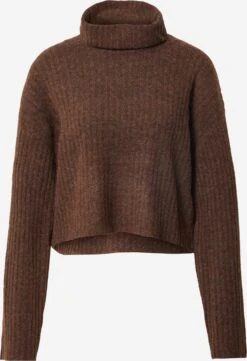 Noisy May Pulls à Col Roulé Pull-over JOLLY Femme Chocolat