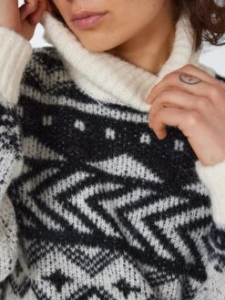 Noisy May Pulls à Col Roulé Pull-over SHARE Femme Crème -Noisy May 70027147ee63695f25011540c50cad5e