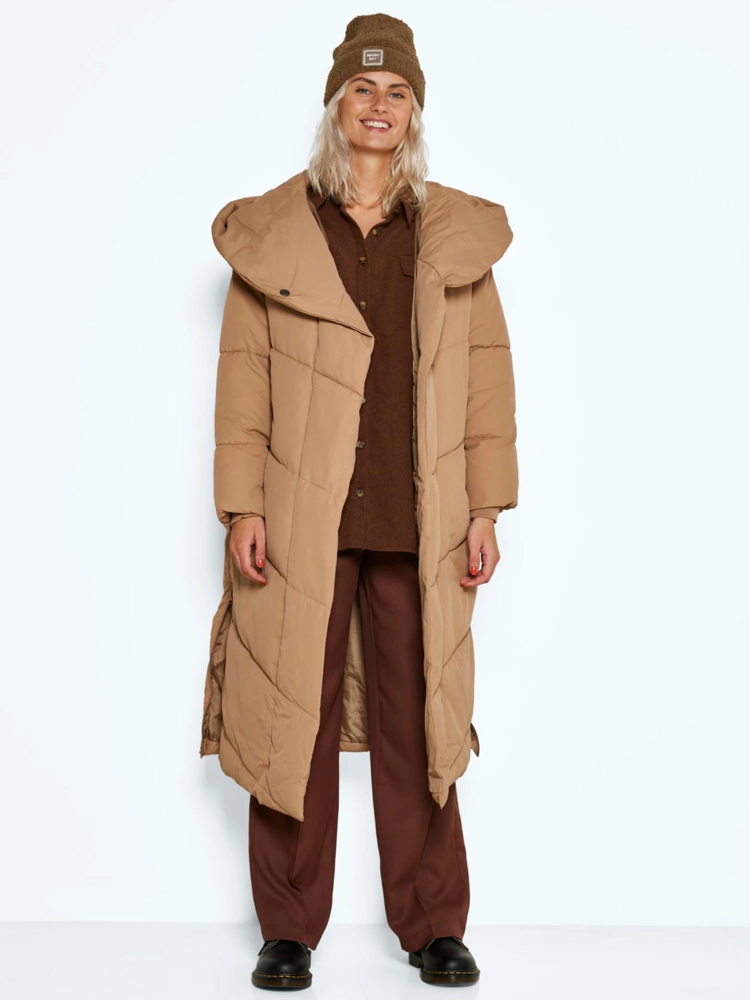 Noisy May Manteaux Dhiver Manteau D’hiver Tally Femme Noisette 3 Noisy May Manteaux Dhiver Manteau D’hiver Tally Femme Noisette – Image 3
