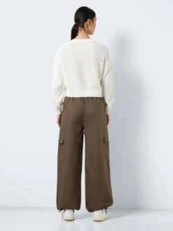 Noisy May Pulls Basiques Pull-over Maysa Femme Blanc -Noisy May 71af3553a0ddd06d7c083aa41ae1d285