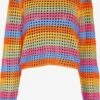 Noisy May Pulls Maille Fine Pull-over Pride Femme Mélange De Couleurs