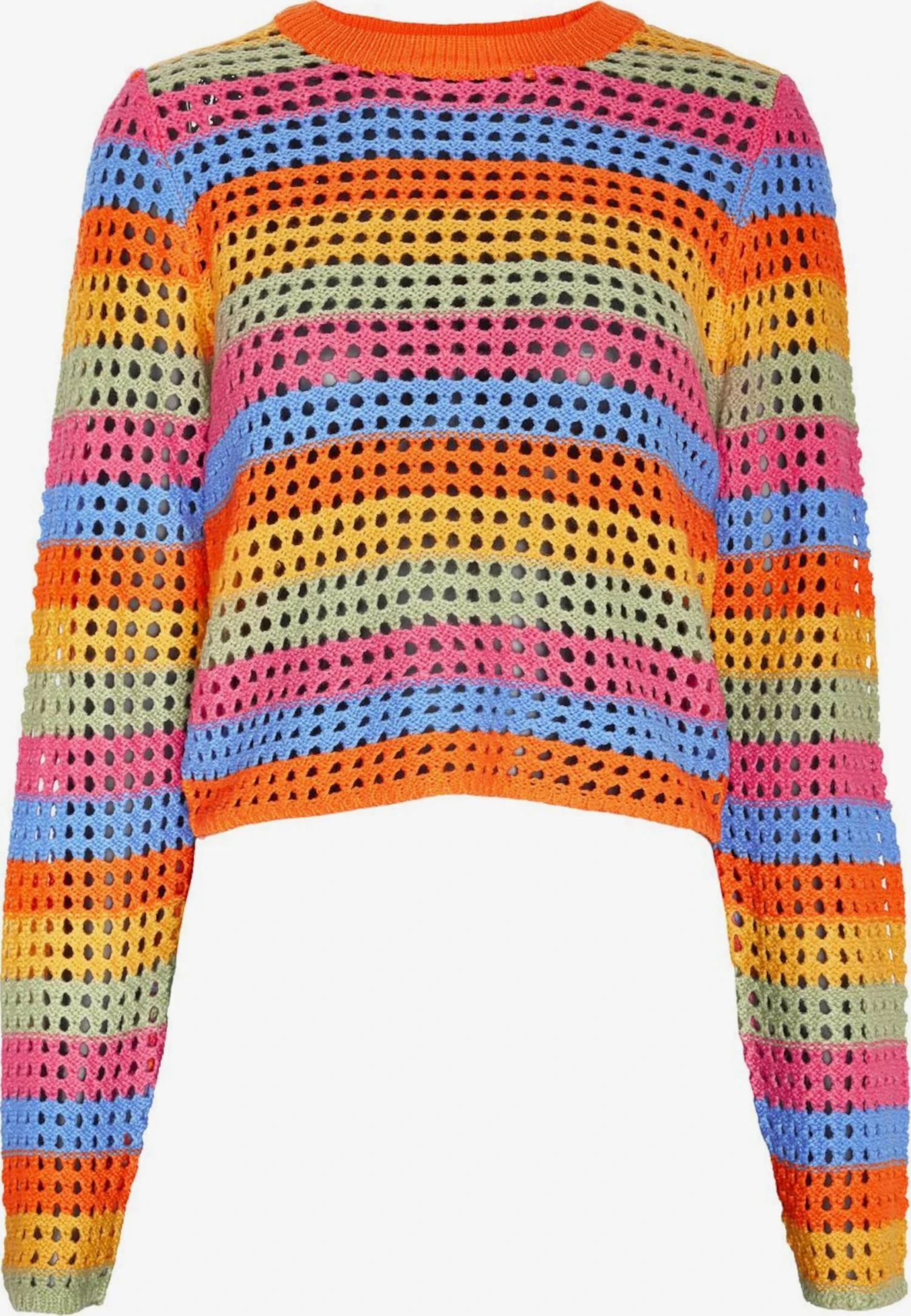 Noisy May Pulls Maille Fine Pull-over Pride Femme Mélange De Couleurs