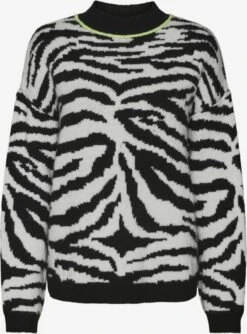 Noisy May Pulls Maille Fine Pull-over Femme Noir