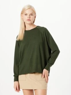 Noisy May Pulls Basiques Pull-over CITY Femme Vert Foncé -Noisy May 766505ce9dbe88214c9bac24f7981e2b