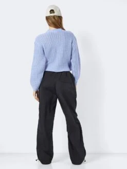 Noisy May Gilets Cardigan BARLEY Femme Bleu-gris -Noisy May 77449a3983ead6d3fb09eb51ad4f8993