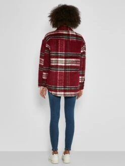 Noisy May Vestes De Mi-saison Veste Mi-saison Lulu Femme Rouge Sang -Noisy May 77c387d794e36ceac3cab132113379bd