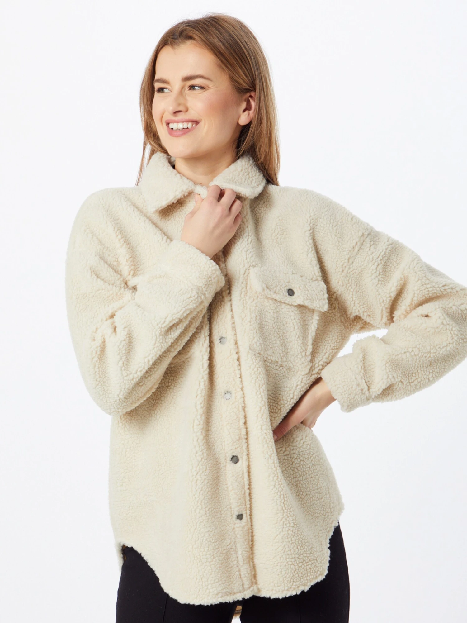 Noisy May Vestes De Mi-saison Veste Mi-saison Sakiran Femme Crème 2 Noisy May Vestes De Mi-saison Veste Mi-saison Sakiran Femme Crème – Image 2