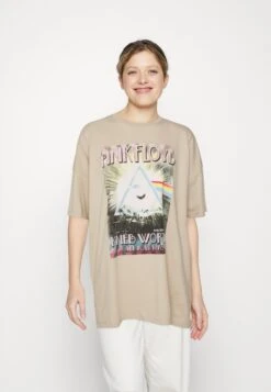 Noisy May Nmloui Pink Floyd O Neck - T-Shirt Imprimé - Humus