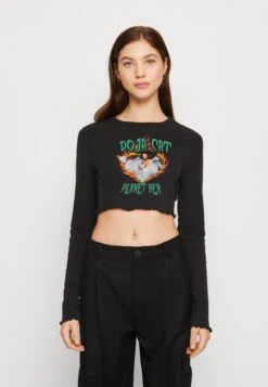 Noisy May Nmsaga O Neck Doja Cat - T-Shirt À Manches Longues - Black