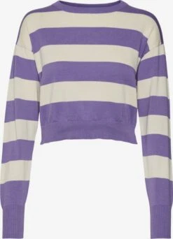 Noisy May Pulls Maille Fine Pull-over Zoe Femme Violet Foncé