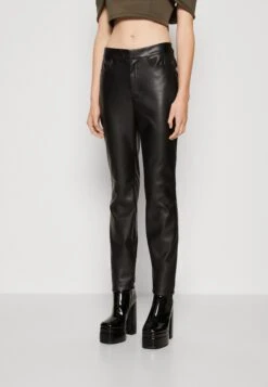 Noisy May Nmandy Moni Ankle Pants - Pantalon Classique - Black