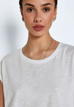 Noisy May Loose Long - T-Shirt Basique - Bright White -Noisy May 8492765653ac438da4b0336e321d2efb