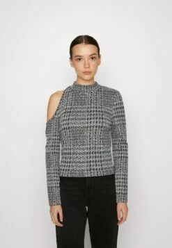 Noisy May Nmtowny Cutout - T-Shirt À Manches Longues - Black