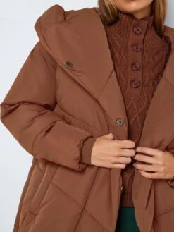 Noisy May Manteaux Dhiver Manteau D’hiver Tally Femme Marron -Noisy May 8642d30349b9a3b26a095b02490994d0