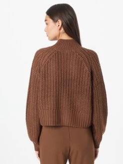 Noisy May Pulls Basiques Pull-over Tessa Femme Marron -Noisy May 866f31d82233544f87976bc6bc490a18