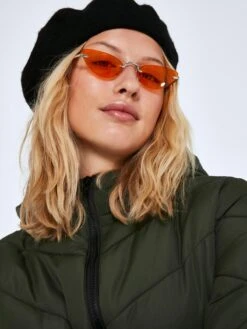 Noisy May Manteaux Dhiver Manteau D’hiver Dalcon Femme Vert Foncé -Noisy May 87b6a052c0e437551b98ffa3f548001a