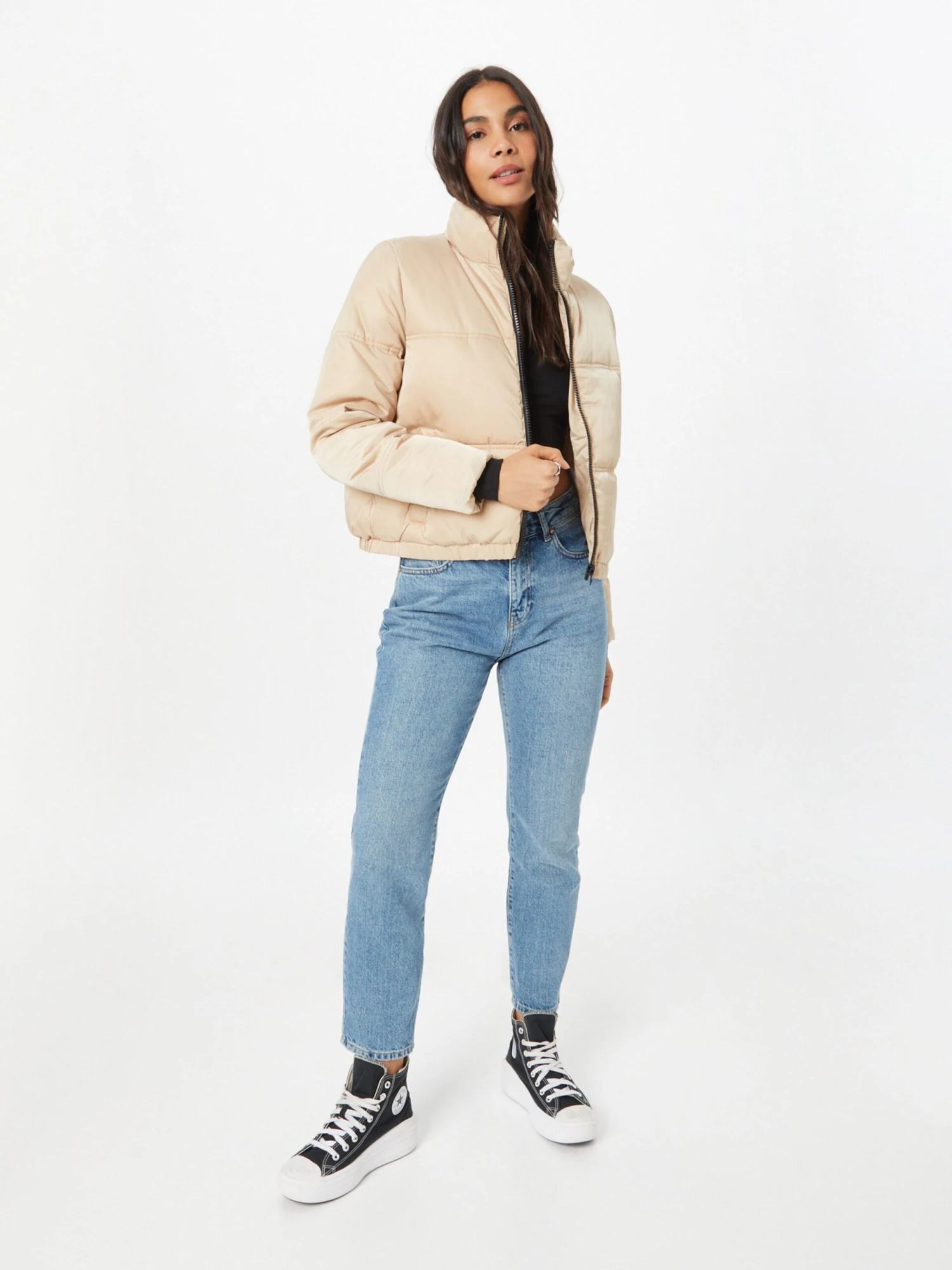 Noisy May Vestes De Mi-saison Veste Mi-saison Anni Femme Crème 5 Noisy May Vestes De Mi-saison Veste Mi-saison Anni Femme Crème – Image 5