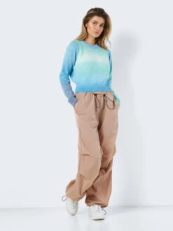 Noisy May Pulls Maille Fine Pull-over Rita Femme Bleu -Noisy May 8d6c96615160cd33fad1ad1dd2e33784