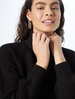 Noisy May Pulls Basiques Pull-over Timmy Femme Noir -Noisy May 92375efd1c326171779cb2a680855630