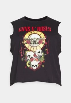 Nmmax S L Guns N Roses O Neck Top Fwd Curve - Débardeur - Obsidian -Noisy May 93128e73f470418d9f198795fdae6ba2