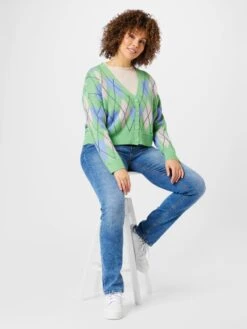 Gilets Cardigan KIRSTY Femme Menthe -Noisy May 981f3bd3ffa5657add6d7e98e7c4be6b