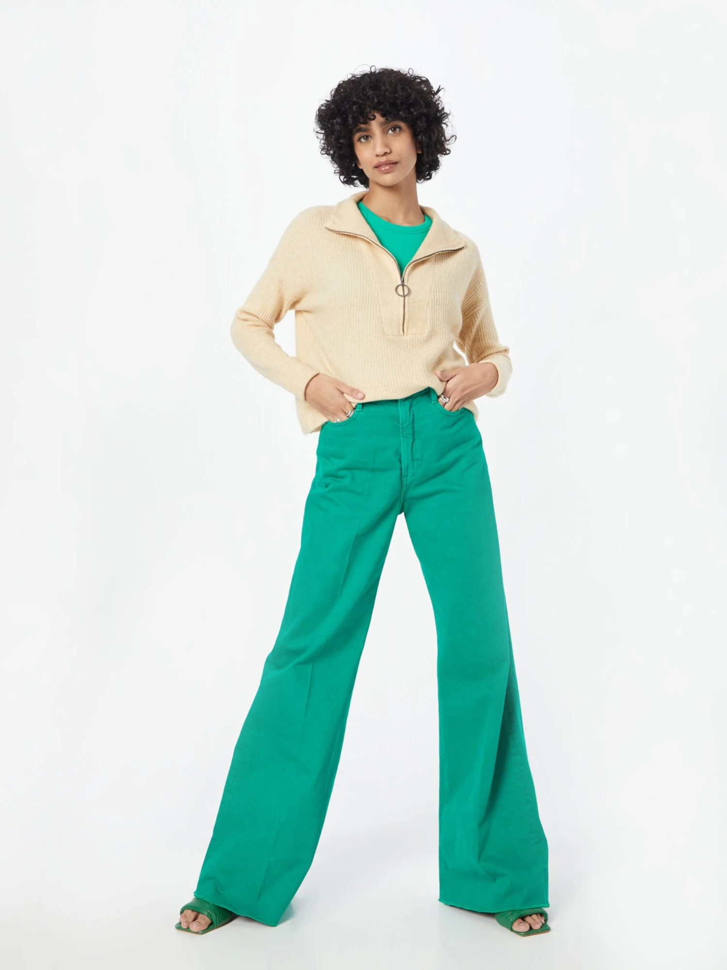 Noisy May Pulls à Col Roulé Pull-over New Alice Femme Mastic 4 Noisy May Pulls à Col Roulé Pull-over New Alice Femme Mastic – Image 4