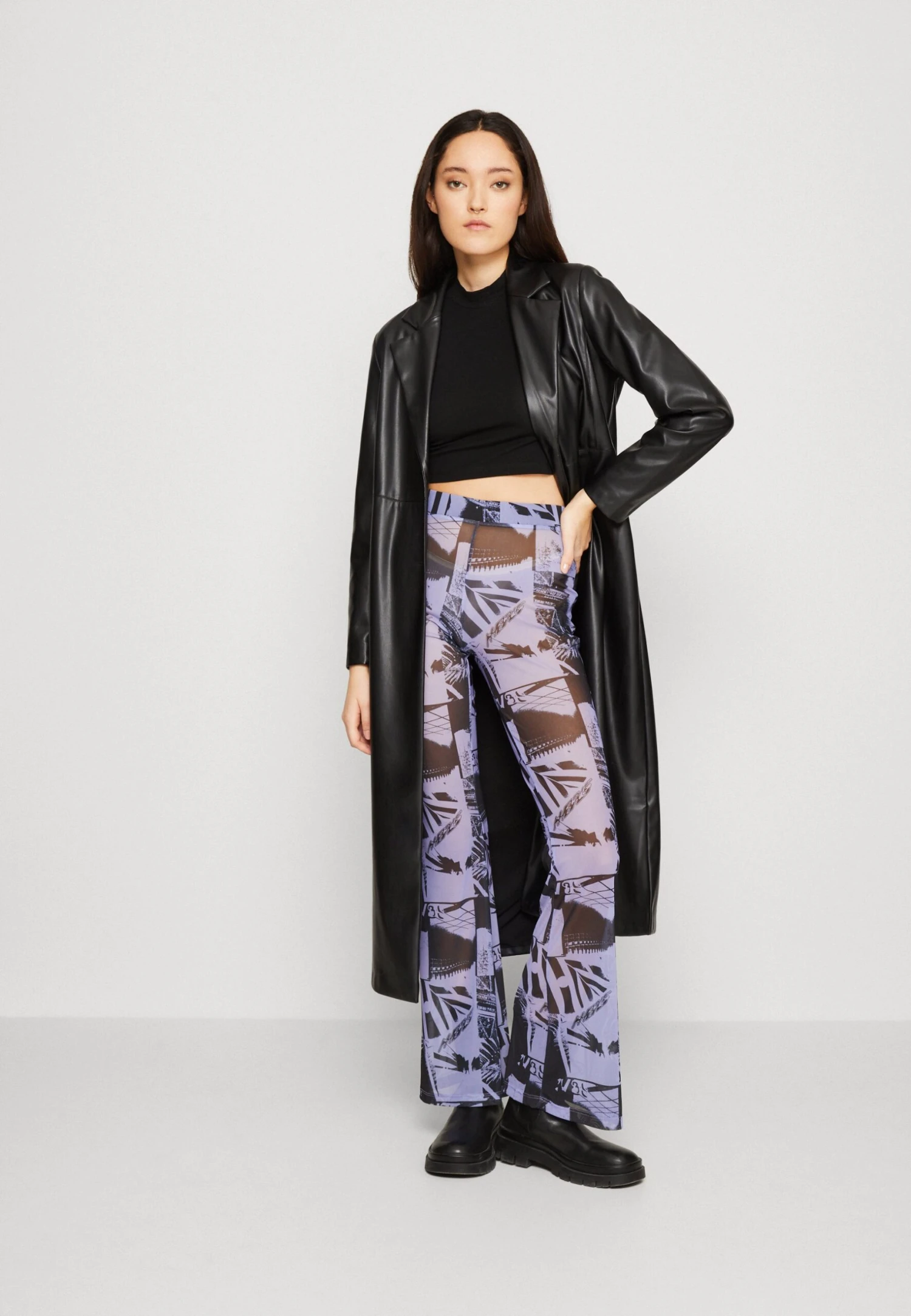 Noisy May Nmcarrie High Waist - Legging - Jacaranda 2 Noisy May Nmcarrie High Waist - Legging - Jacaranda – Image 2