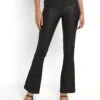 Noisy May Nmsallie Flare Coated Pants - Pantalon Classique - Black