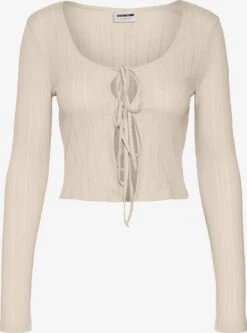 Noisy May Gilets Cardigan Judy Femme Crème