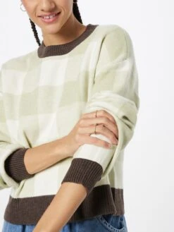 Noisy May Pulls Maille Fine Pull-over Becca Femme Vert Clair -Noisy May a0a9bb7374cacfa0ad32bc4d7e436d66