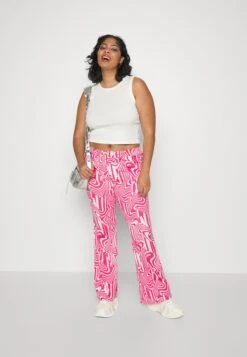 Nmlaila Pasa Pants - Pantalon De Survêtement - Pink Yarrow/Abstract