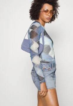 Noisy May Nmmissy Judith - T-Shirt À Manches Longues - Medium Blue Denim -Noisy May a42cbe4f0a134844855c531be45a56fe