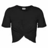 Noisy May Kurzes Geknotetes - T-Shirt Imprimé - Black
