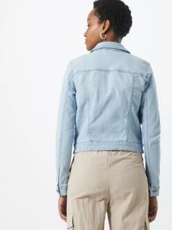 Noisy May Vestes En Jean Veste Mi-saison Debra Femme Bleu -Noisy May ab34399eed0200f0dc7ea003cc094d37