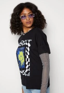 Noisy May Nmarya Mix - T-Shirt À Manches Longues - Black -Noisy May ac35003ebfdc4616ac8cab63d1f3c959