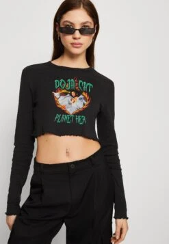 Noisy May Nmsaga O Neck Doja Cat - T-Shirt À Manches Longues - Black -Noisy May adfdec76ac774c4c8f1f3b537cb0ec70