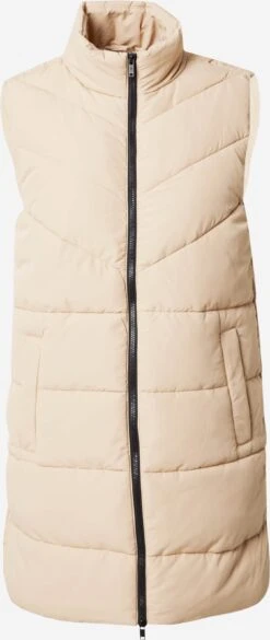 Noisy May Vestes Sans Manches Gilet DALCON Femme Beige
