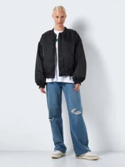 Noisy May Vestes De Mi-saison Veste Mi-saison JUSTINE Femme Noir -Noisy May af5e8c5a4ecf55a4f4feed3c97c1ef01