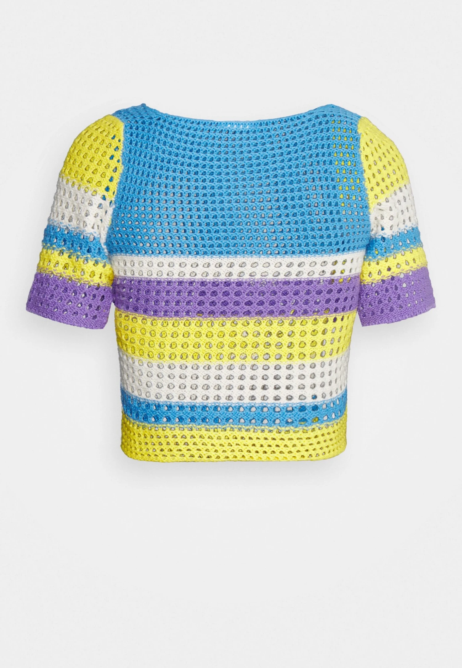 Noisy May Nmkelly Square Neck - T-Shirt Imprimé - Azure Blue/Eggnog/Purple/Habanero 2 Noisy May Nmkelly Square Neck - T-Shirt Imprimé - Azure Blue/Eggnog/Purple/Habanero – Image 2