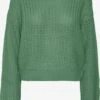 Noisy May Pulls Basiques Pull-over CHARLIE Femme Vert Gazon