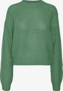 Noisy May Pulls Basiques Pull-over CHARLIE Femme Vert Gazon