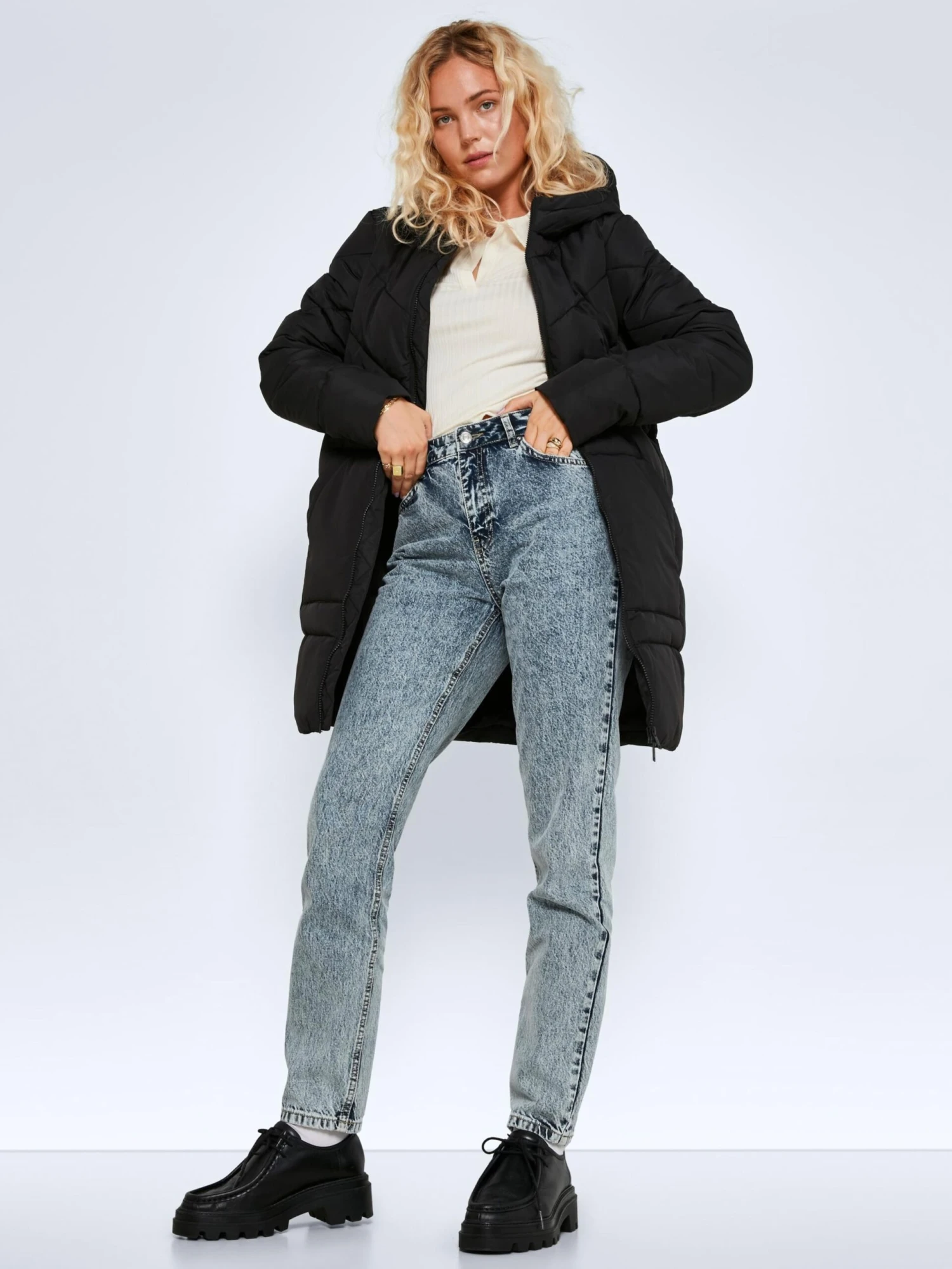 Noisy May Manteaux Dhiver Manteau D’hiver Dalcon Femme Noir 6 Noisy May Manteaux Dhiver Manteau D’hiver Dalcon Femme Noir – Image 6