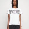 Noisy May Nmdevil - T-Shirt Imprimé - Bright White/Devils