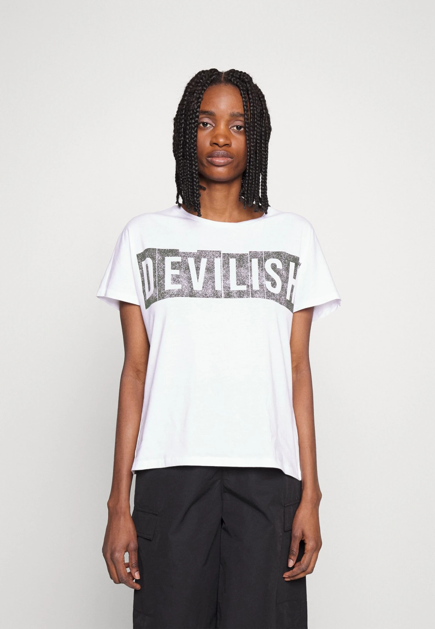 Noisy May Nmdevil - T-Shirt Imprimé - Bright White/Devils 1 Noisy May Nmdevil - T-Shirt Imprimé - Bright White/Devils