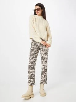 Noisy May Pulls Basiques Pull-over Femme Crème -Noisy May b3c1d2ca2ca25f969f5c5db4aefc98fb